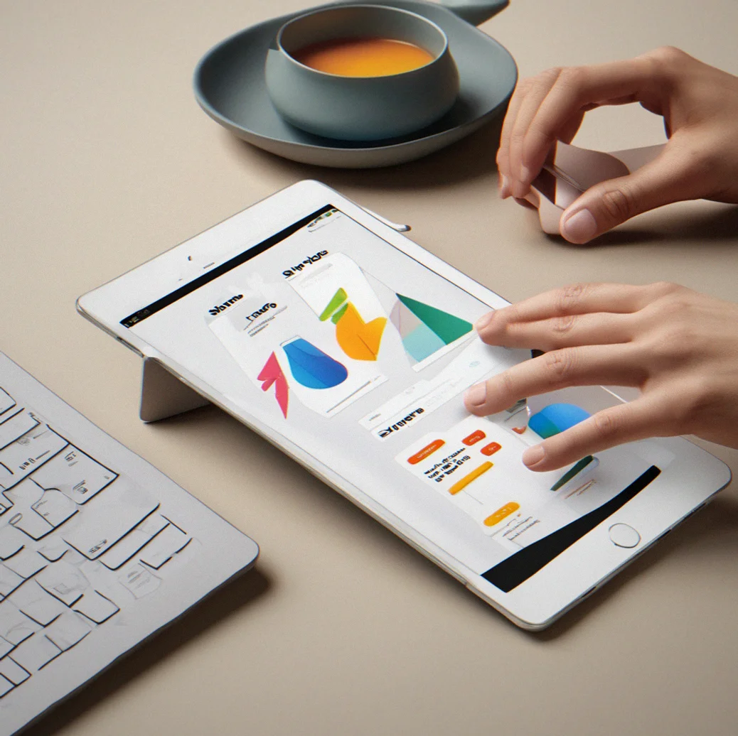Onboarding that teaches you through swipe gestures. Arrows show which way to swipe, haptic feedback tells you when you're doing it right