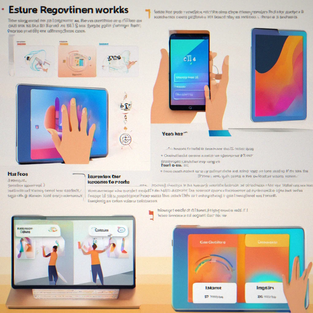 Breakdown of how gesture recognition works on mobile, showing which zones detect swipes, how fast the response happens, and when haptic feedback fires